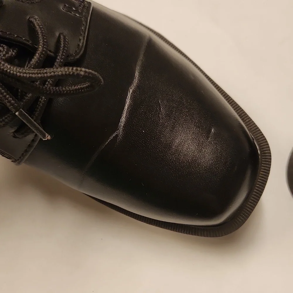 Madison Avenue Shoes Size 3 Black Dress Shoes Boys Formal